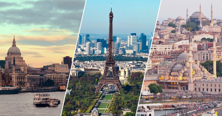 Le città più visitate d’Europa, Milano e Roma sono nella top ten