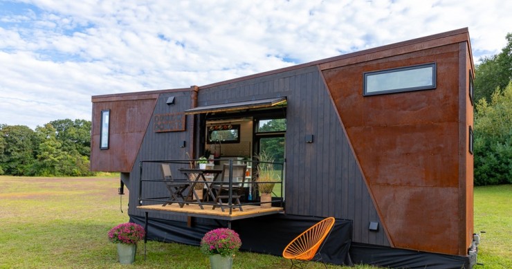 La minicasa disegnata da Dunkin Donuts che funziona con caffè macinato