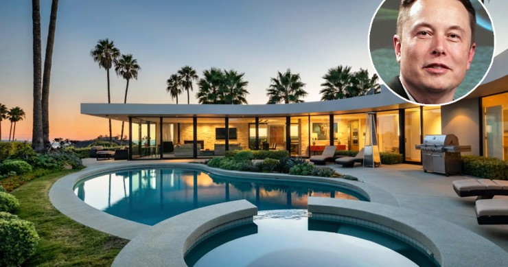 Elon Musk mette in vendita la sua villa di Los Angeles per quattro milioni di euro