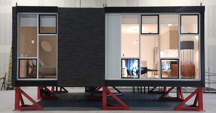 Questa azienda di case prefabbricate costruisce edifici a tempo di record