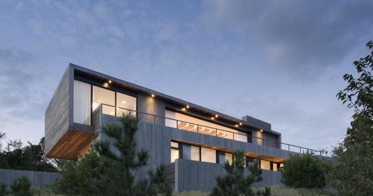 Design, lusso e natura in una villa moderna nello Stato di New York