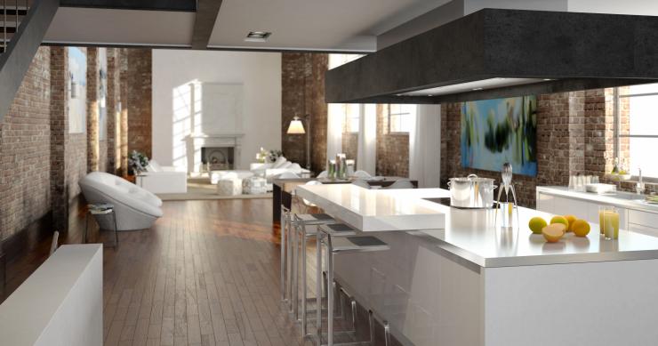 Come arredare una cucina classica utilizzando il bianco