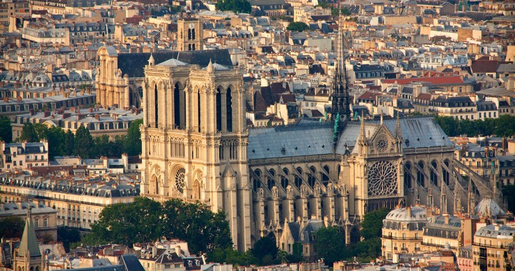 La cattedrale di Notre-Dame a Parigi