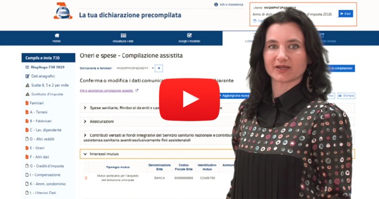 Modello 730 precompilato 2019, il video tutorial dell'Agenzia delle Entrate