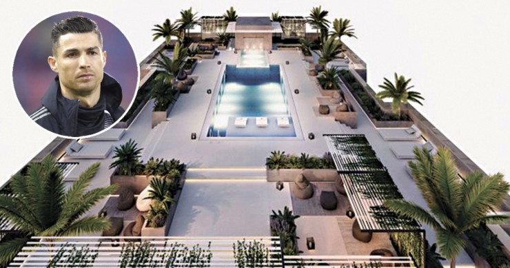 Cristiano Ronaldo a Marrakech per i lavori del nuovo Pestana CR7 Hotel