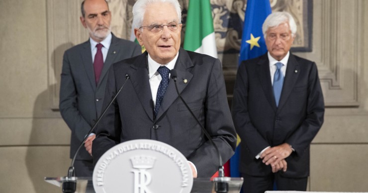 Il presidente della Repubblica, Sergio Mattarella