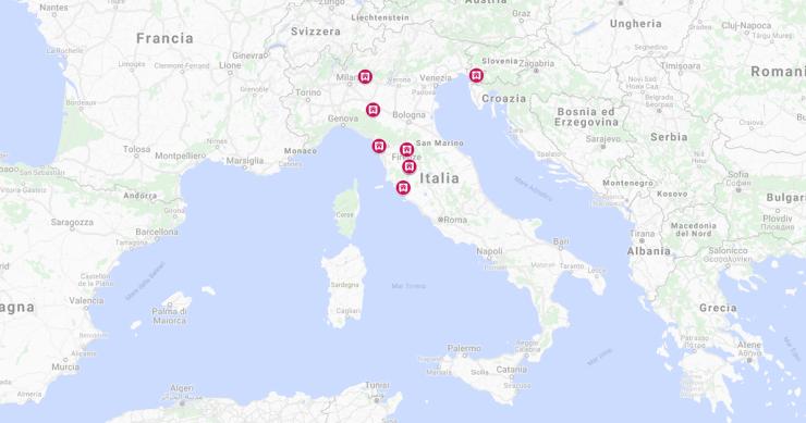 Immobili del Demanio in vendita, la mappa dei locali commerciali