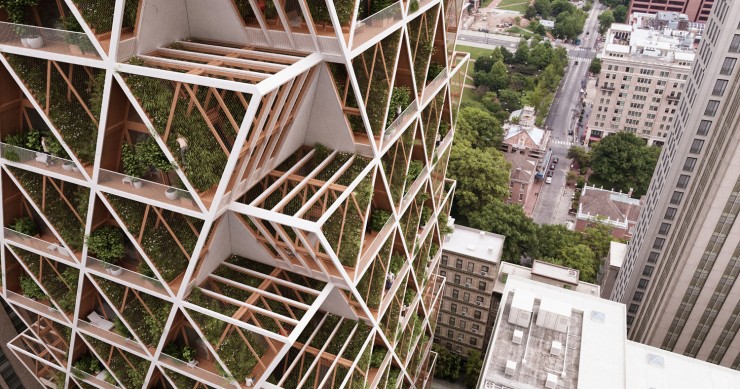 Ecosostenibilità urbana: il grattacielo in legno per coltivare l’orto