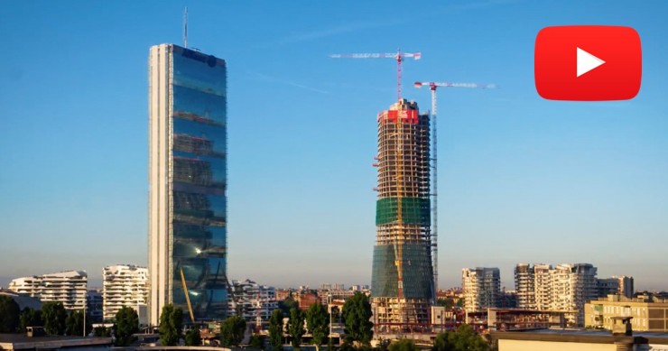 Il timelapse di Citylife: dieci anni dei grattacieli in poco più di due minuti