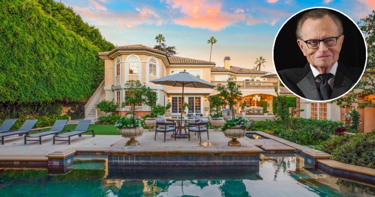 Il famoso presentatore Larry King vende la sua casa a Beverly Hills