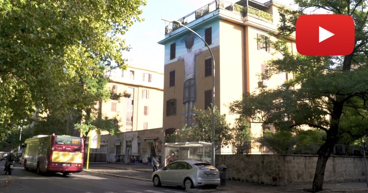 I murales di Tor Marancia, un museo condominiale nella periferia di Roma