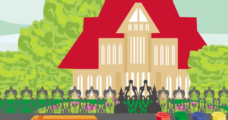 Cassonetti della spazzatura in condominio