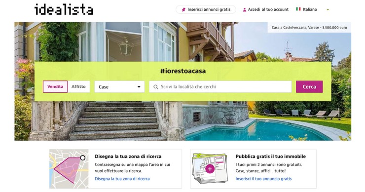 La nostra homepage si presenta così: non si scherza con il coronavirus