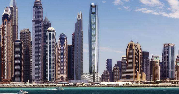 Ciel Tower, atteso per il 2023 a Dubai Marina l'hotel più alto del mondo