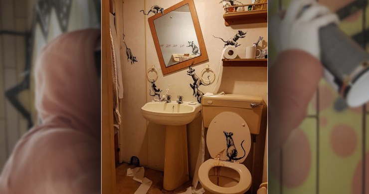 L'emergenza non ferma Banksy, l'ultima opera arriva in "smart working"