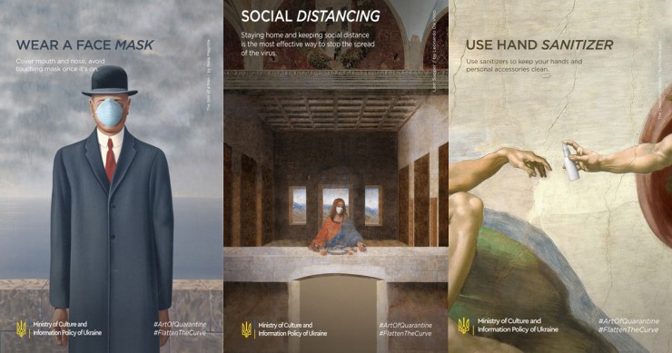 #ArtOfQuarantine, così il Ministero della Cultura ucraino trasforma le opere d’arte