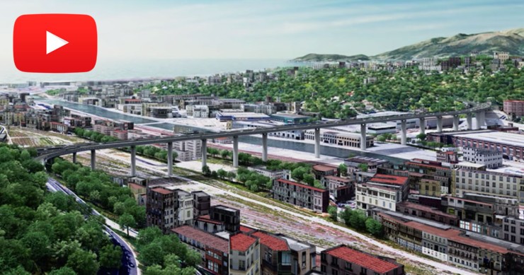 Costruzione del nuovo ponte di Genova, un video che ne ricostruisce tutte le fasi