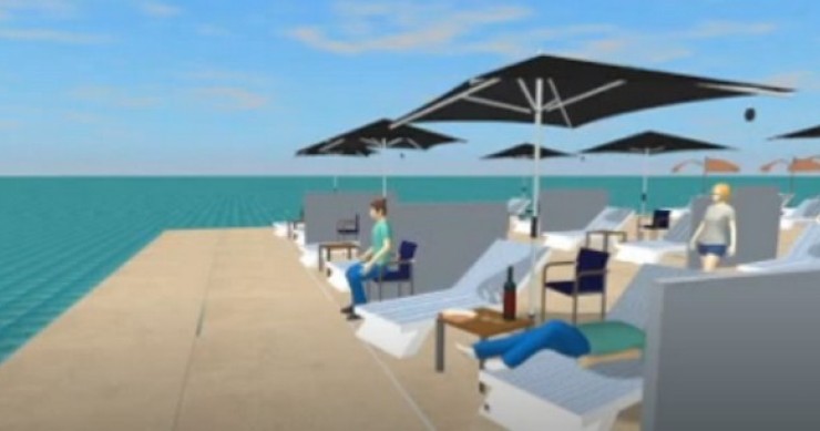 Distanziamento in spiaggia, la soluzione green dell'Enea