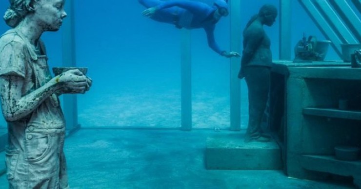 Un museo sottomarino nella grande barriera corallina australiana