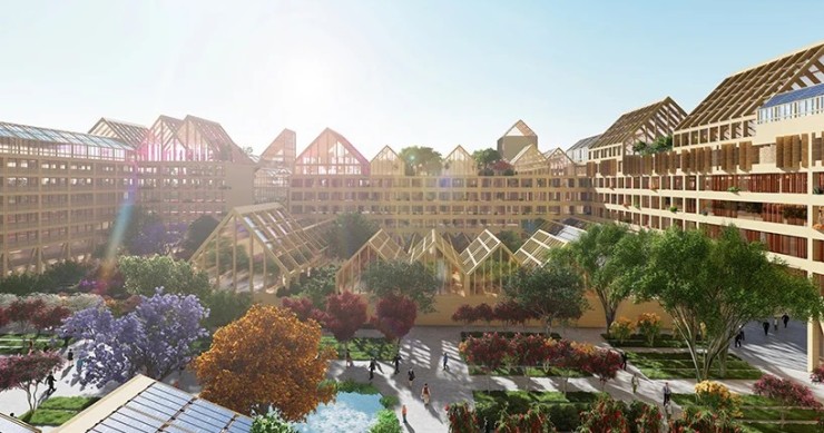 L'innovativo progetto di una città post covid per un centro urbano cinese