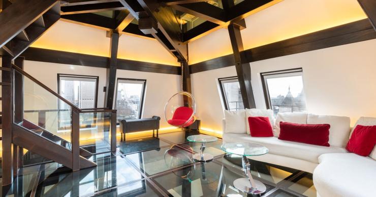 Un triplex nascosto nell'antica sede del Secret Intelligence Service a Londra