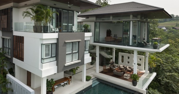 Una spettacolare casa di lusso circondata da una riserva alla periferia di Kuala Lumpur