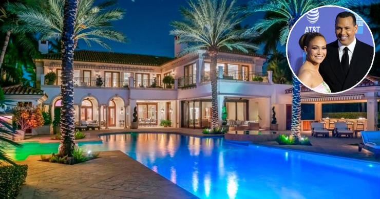 Jennifer Lopez e Alex Rodriguez si aggiudicano una villa principesca a Miami con lo sconto