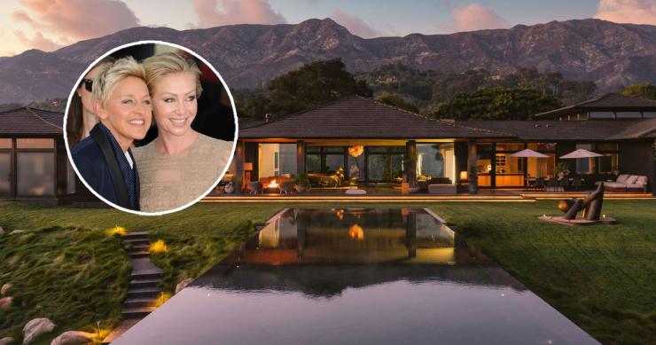 Ellen DeGeneres e Portia de Rossi vendono la loro favolosa proprietà per 33,8 milioni