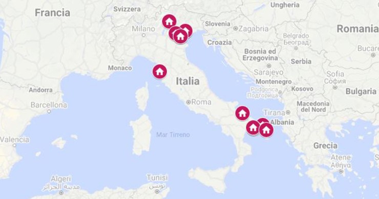 La mappa dei nuovi immobili messi all’asta dall’Inps tra novembre e dicembre