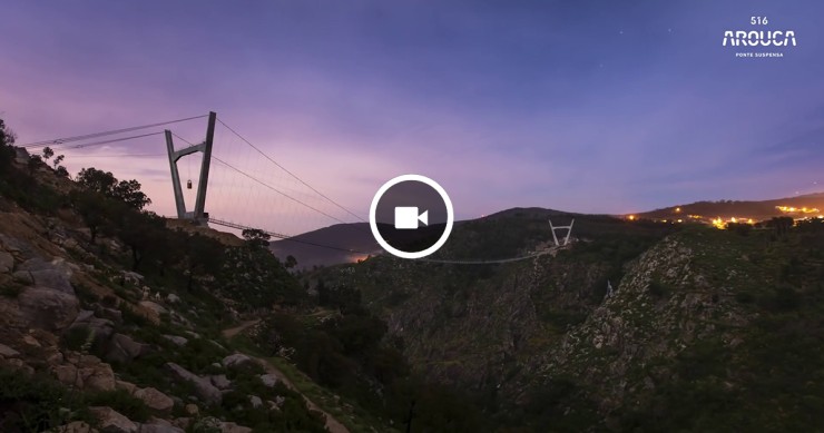 Ecco Arouca, il ponte sospeso pedonale più lungo al mondo