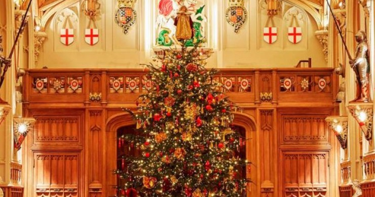 Gli incredibili addobbi natalizi del Castello di Windsor