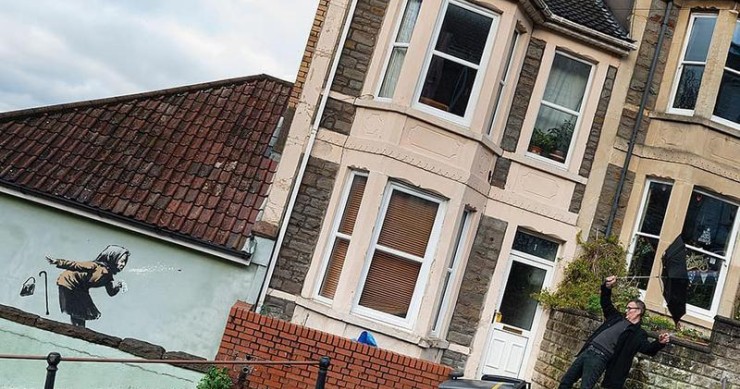 Un murale di Banksy fa schizzare il valore di una casa da 350.000 a 5,5 milioni di euro