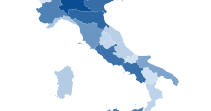 La mappa dei vaccini covid in Italia