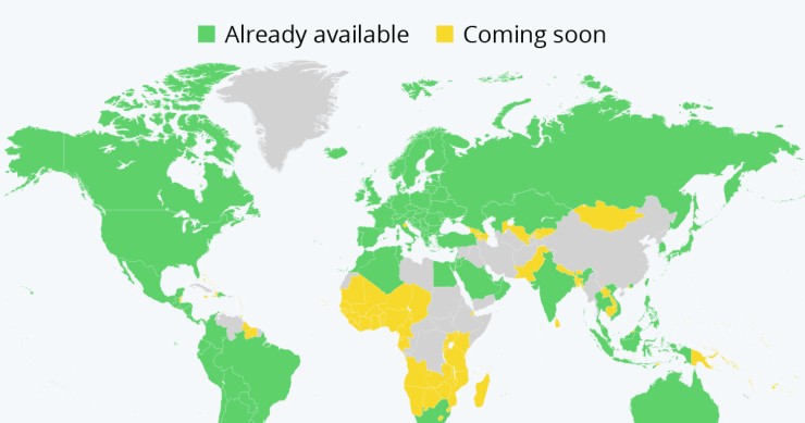 I Paesi in cui è possibile ascoltare musica con Spotify