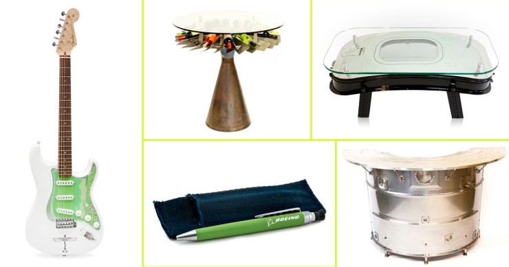 Il gigante Boeing vende mobili e oggetti di arredamento realizzati con parti dei suoi aerei