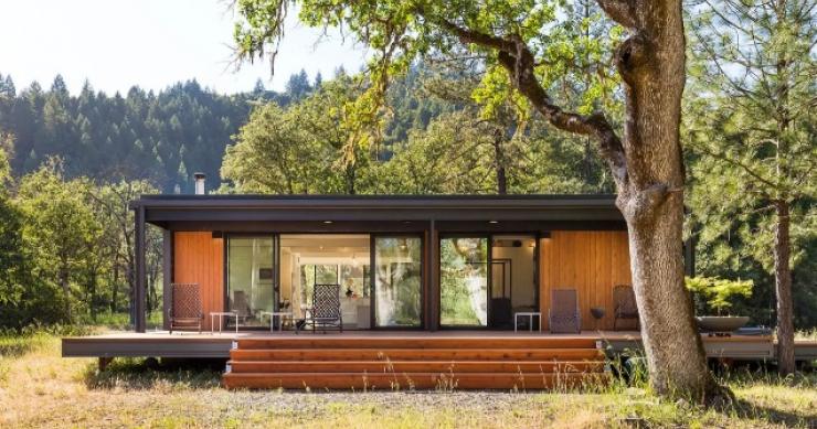 Queste case prefabbricate si ispirano ad Apple e si costruiscono in meno di una settimana