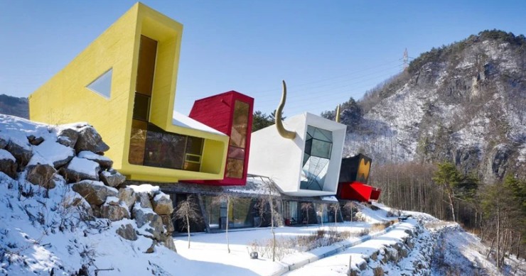 Originali e stravaganti alloggi rurali in Corea del Sud per scappare dalla routine