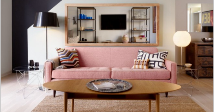 Come ristrutturare il salone di casa in stile glamour Hollywood