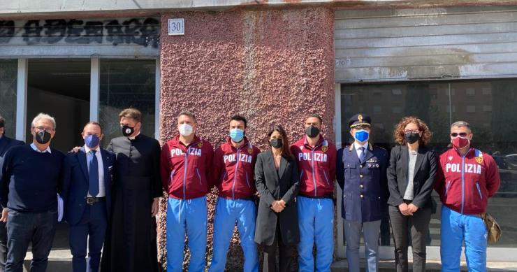 Una palestra sociale a Roma in un immobile un tempo in mano ai criminali