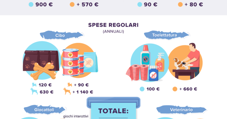 Quanto costa acquistare e mantenere un cane