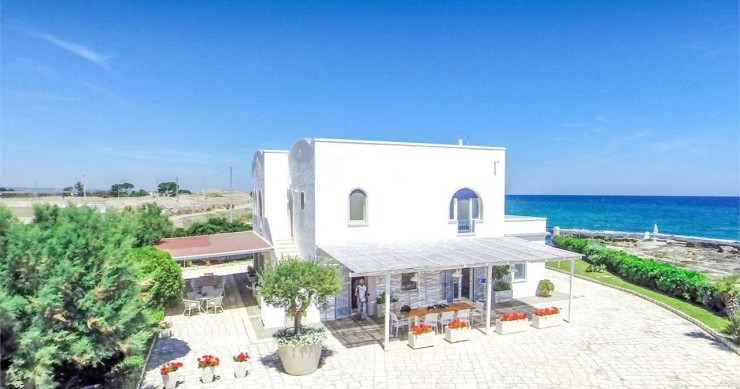 This beautiful villa is right by the sea