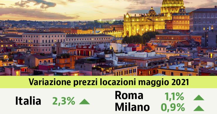 I prezzi delle locazioni tornano a salire nelle grandi città 