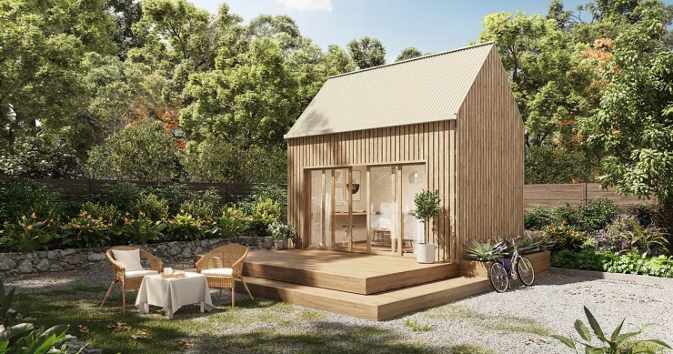 Una casa prefabbricata in legno che si monta in una settimana e costa meno di 30.000 euro