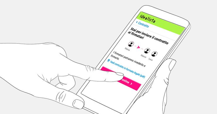 Il nuovo servizio di idealista per la creazione e la firma di contratti 100% online