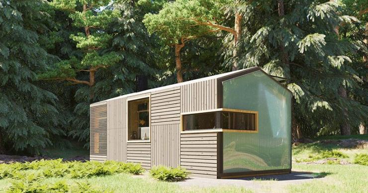 Una mini casa prefabbricata e sostenibilie al 100% ispirata al videogioco Minecraft