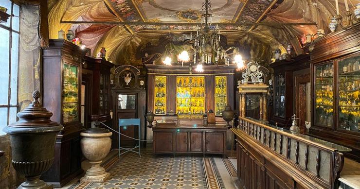 L'antica farmacia di Santa Maria della Scala a Roma ricostruita in 3D