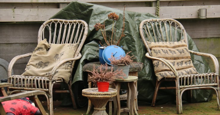 Riscaldare una terrazza o un balcone d'inverno