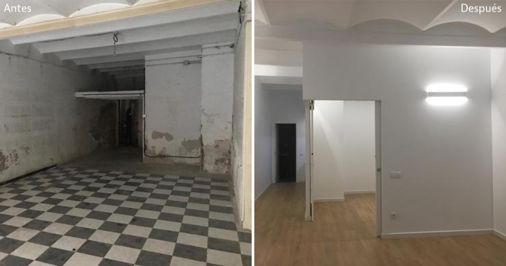 Come trasformare un negozio in un loft da 54 m2: le foto del prima e dopo