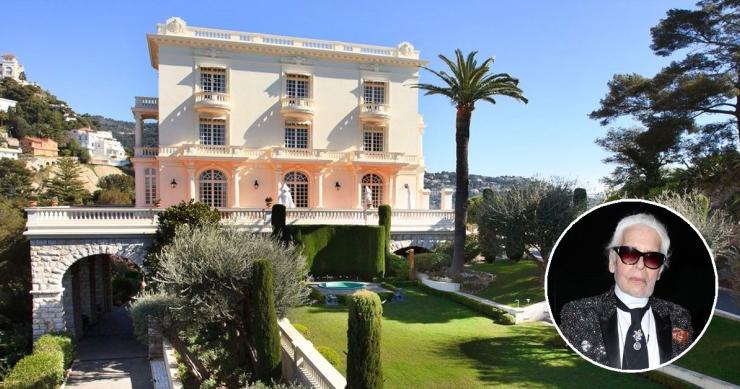 L'ex villa di Karl Lagerfeld sulla Costa Azzurra viene affittata a partire da 15.000 euro a notte