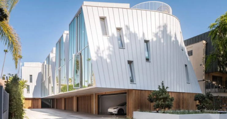 Il curioso progetto di case accessibili e di design vicino a Hollywood